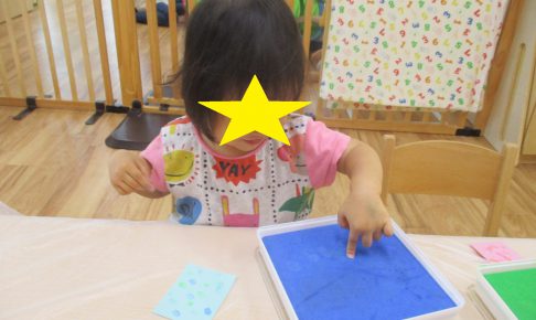 りす組さんの七夕制作 チャレンジキッズ